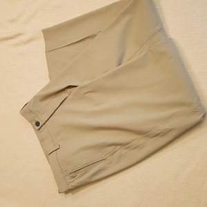 Tommy Bahama Men's Beige Casual Flat Front Pants  36" Waist, 32" Inseam